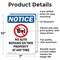 Signmission No Auto Repairs On, 7 in W x Rectangle, Aluminum OS-2PACK-NS-A-710-V-14384 - alternate 5